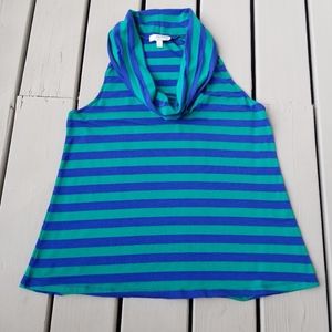 XL Kenar sleeveless tank with a cowlneck